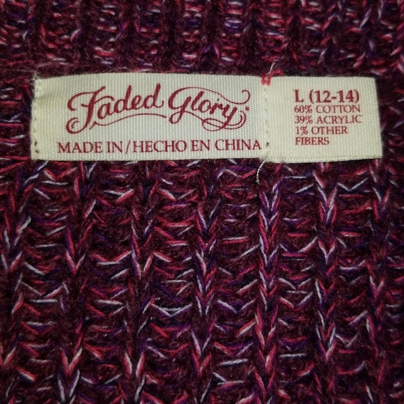 Fade Glory Crew Neck Knit Sweater - Picture 3 of 4